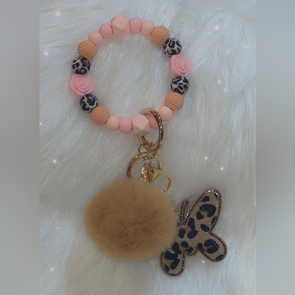 Bossmama210 Accessories - Boujee Beaded Wristlet Keychain